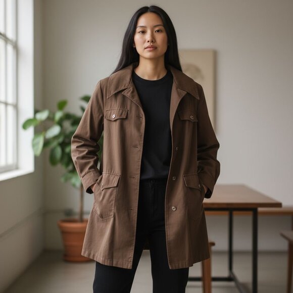 Vintage Trench Coat - Picture 1 of 9